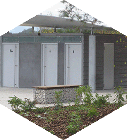 Toilettes – Ensemble 6 cabines